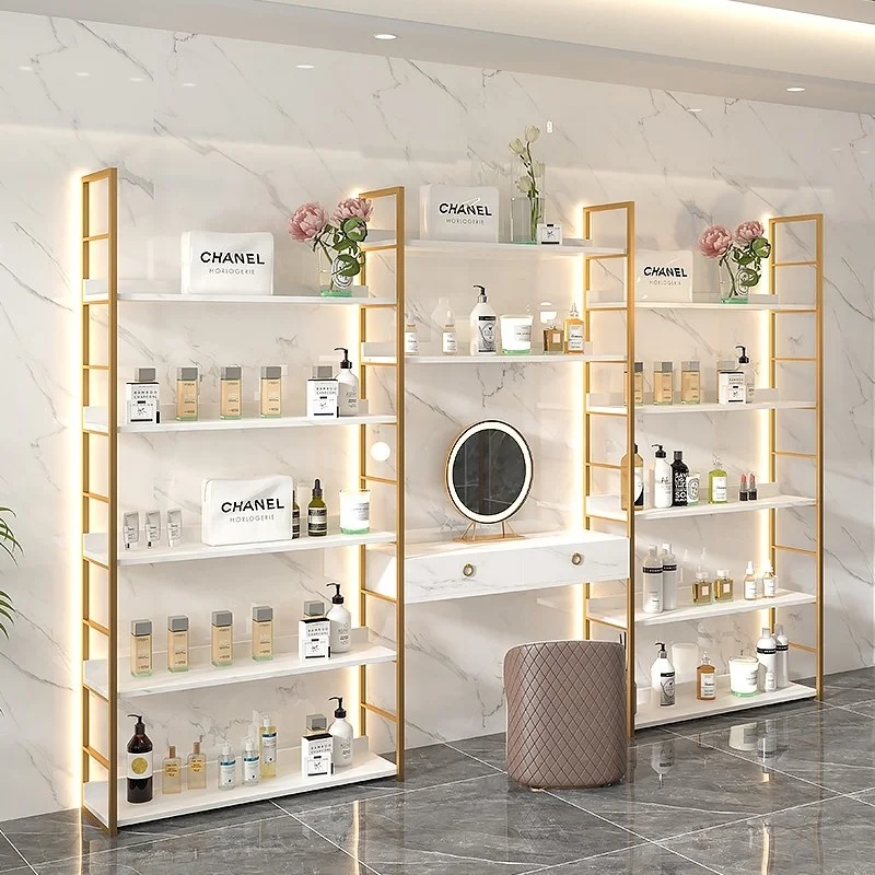 Vitrina de exhibición de produ - Luxury Skincare Shop reseña y precio