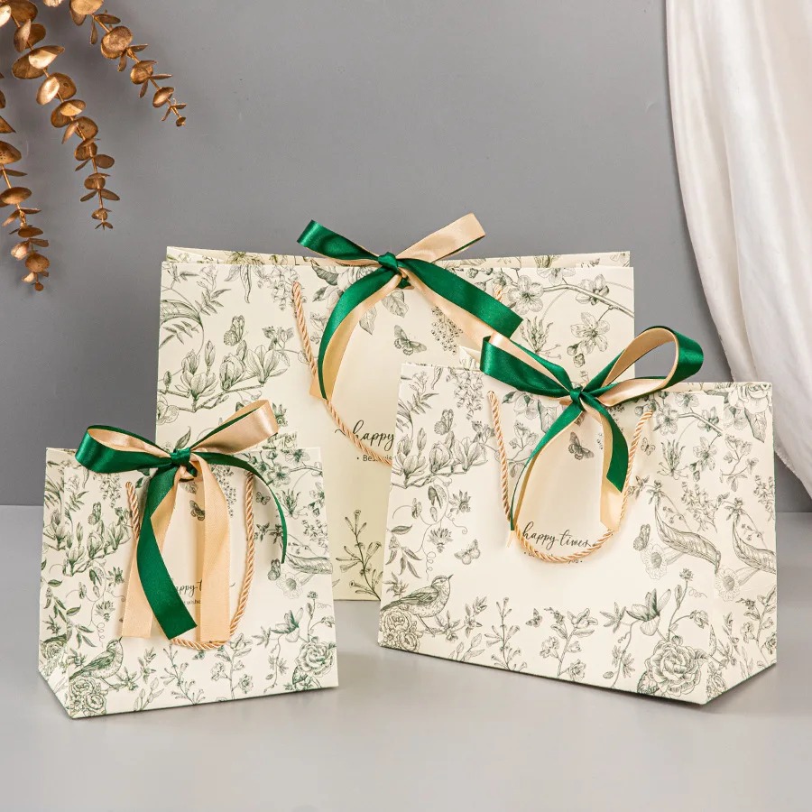 10 Bolsas de Regalo de Papel c - Luxury Skincare Packaging reseña y precio