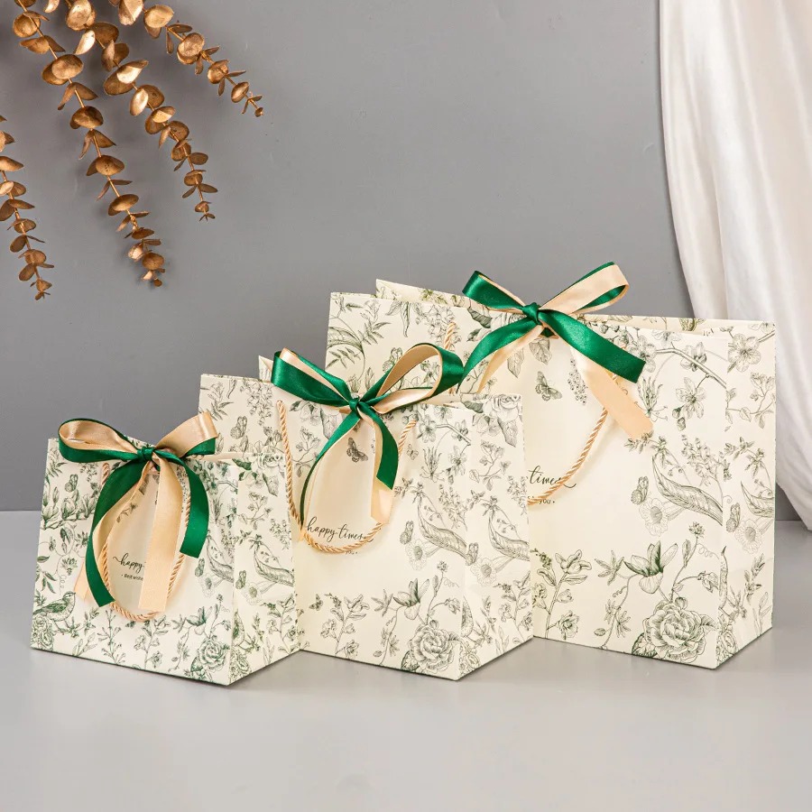 10 Bolsas de Regalo de Papel c - Luxury Skincare Packaging reseña y precio
